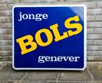 BOLS JONGE GENEVER reclamebord kunststof blauw geel wit top, Ophalen, Gebruikt