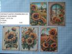 vintage plaatjes zonnebloem 222 ( alleen verzenden, Hobby en Vrije tijd, Kaarten | Zelf maken, Ophalen, Nieuw, Overige thema's