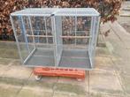 2 losse nieuwe papegaaien kooien zonder zandladens, Ophalen, Nieuw, Aluminium, Vogelkooi