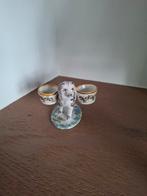 Antiek Aardewerk Zout & Peper Stel - Schapenram, Ophalen of Verzenden