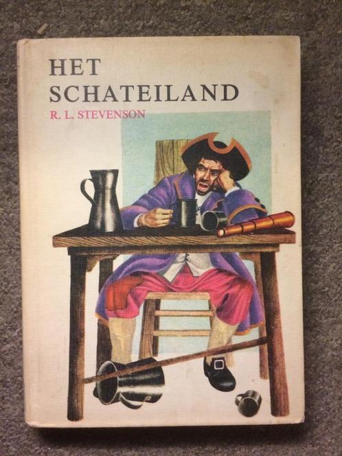 Schateiland ; door Robert Louis Stevenson #Piraten, Boeken, Kinderboeken | Jeugd | 10 tot 12 jaar, Gelezen, Fictie, Ophalen of Verzenden
