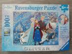 Ravensburger puzzel Frozen 100 stukjes XXL, Ophalen of Verzenden, Meer dan 50 stukjes, Zo goed als nieuw, 6 jaar of ouder