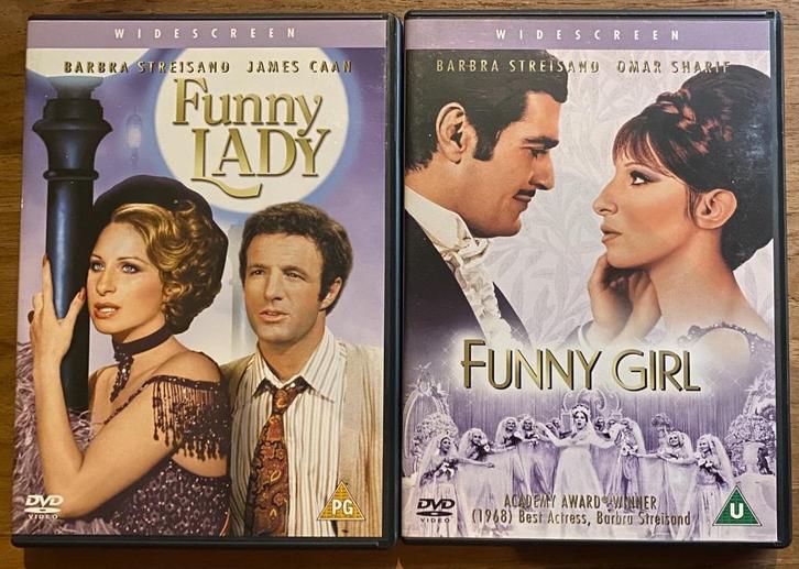 Funny Girl / Funny Lady DVD Barbra Streisand, Cd's en Dvd's, Dvd's | Drama, Zo goed als nieuw, Drama, Alle leeftijden, Ophalen of Verzenden