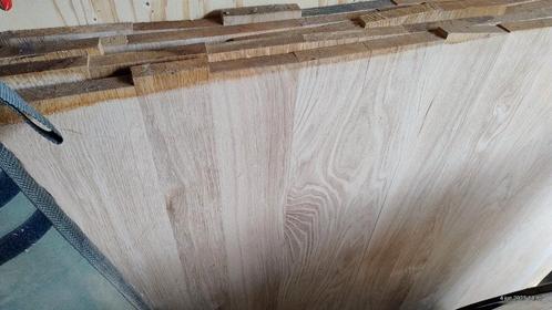 Massief eiken verlijmde panelen 30 mm 22 mm en 14 mm dik, Doe-het-zelf en Verbouw, Platen en Panelen, Zo goed als nieuw, Hout