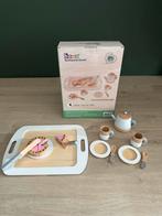 NIEUW! Houten koffie/ thee servies met taart van Howa., Kinderen en Baby's, Speelgoed | Houten speelgoed, Ophalen of Verzenden