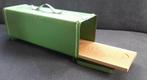 Groene ontbijtkoektrommel vintage met originele snijplank, Ophalen of Verzenden