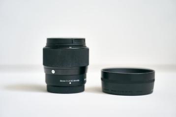 Sigma 56mm f/1.4 Fuji X-mount beschikbaar voor biedingen