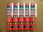 Polymax origineel wit 5 tubes voor 35,00, Doe-het-zelf en Verbouw, Isolatie en Afdichting, Nieuw, Minder dan 5 m², Overige materialen