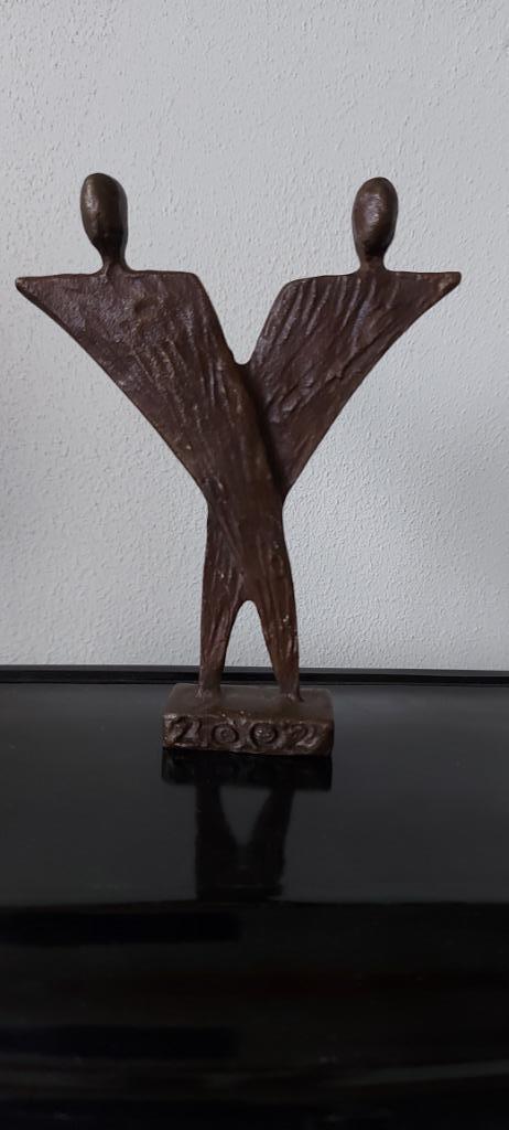 Bronzen beeld Jos Gielen 2002 brons De eenheid, Antiek en Kunst, Kunst | Beelden en Houtsnijwerken, Ophalen of Verzenden