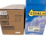 HP 651A (CE340A) toner zwart(origineel) + geel(123 huismerk), Ophalen, Printer, Nieuw, Zwart-en-wit printen