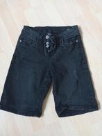 Zwarte denim short van 1982 maat 36, Zwart, Ophalen of Verzenden, W28 - W29 (confectie 36), Gedragen