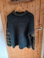 Handgesponnen schapenwollen buitentrui l/xl, Ophalen of Verzenden, Nieuw, Maat 42/44 (L), Groen