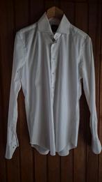 Nils Jac Hensen hagelwit overhemd stretch nieuw staat mt 38, Nils Jac Hensen, Halswijdte 38 (S) of kleiner, Wit, Ophalen of Verzenden