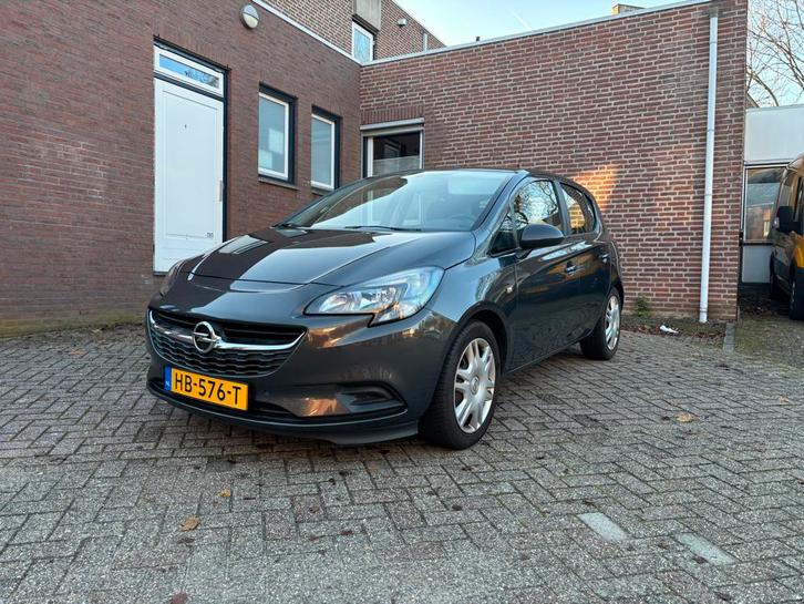 Opel Corsa 1.0T 90PK 5D 2015 Grijs, Auto's, Opel, Particulier, Benzine, A, Hatchback, Handgeschakeld, Origineel Nederlands, Zilver of Grijs