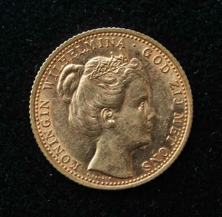 10 gulden 1898 Wilhelmina - goud, Postzegels en Munten, Munten | Nederland, Losse munt, 10 gulden, Koningin Wilhelmina, Goud, Ophalen of Verzenden