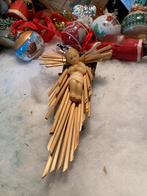 Kerstkribbe met wax kindje Jezus, Diversen, Kerst, Gebruikt, T, Ophalen of Verzenden, N