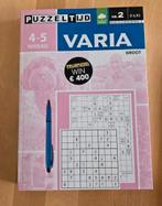 Puzzeltijd Varia groot niveau 4-5, Ophalen of Verzenden, Nieuw, Puzzelboek