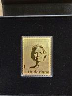 Gouden postzegel Willem Alexander / Maxima 50 jaar, Postzegels en Munten, Postzegels | Nederland, Ophalen of Verzenden, Na 1940