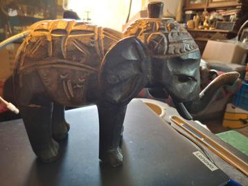 Houten Olifant Decoratie beschikbaar voor biedingen