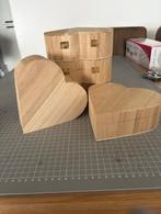 houten hart doosjes, Ophalen of Verzenden, Nieuw, Materiaal