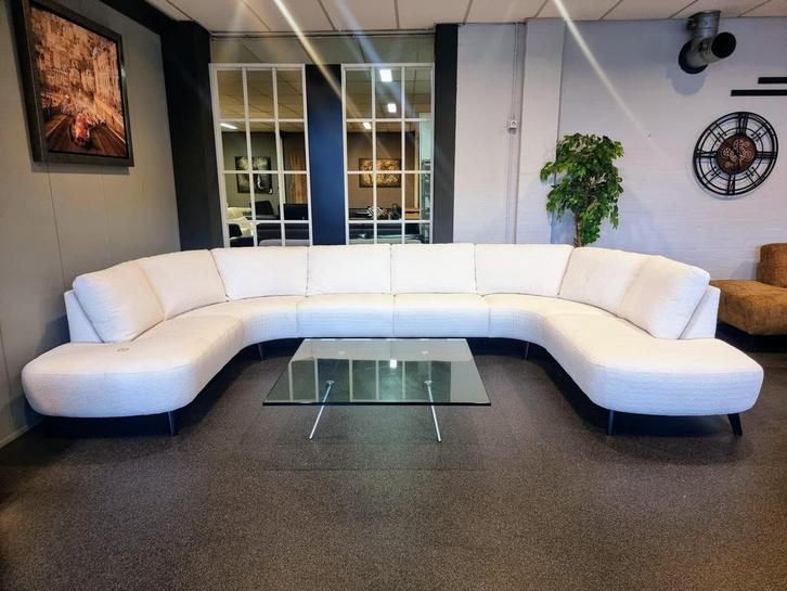 Hoekbanken stof, leder, micro leder, KORTINGSWEEK, Huis en Inrichting, Banken | Complete zithoeken, Nieuw, Hout, Ophalen of Verzenden