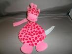 hans textiel baby little me giraf roze gevlekt 2004 knisper, Kinderen en Baby's, Ophalen of Verzenden, Zo goed als nieuw, Overige typen