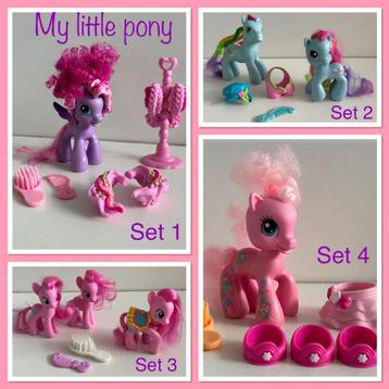 My little pony - 4 sets - Pinkie Pie, Rainbow Dash, Starsong beschikbaar voor biedingen