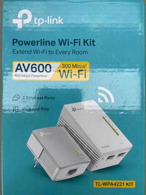 Wifi extender AV600 powerline kit van TP-link, Computers en Software, Netwerk switches, Zo goed als nieuw, Ophalen of Verzenden