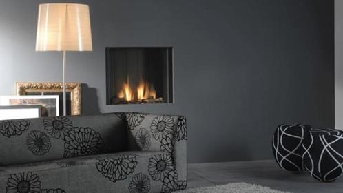Gaskachel Faber Type Clear – staal - inbouw compleet, Huis en Inrichting, Haarden, Gebruikt, Gashaard, Ophalen