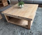 Teak houten salon tafel, Huis en Inrichting, Tafels | Salontafels, 50 tot 100 cm, Zo goed als nieuw, Minder dan 50 cm, Vierkant