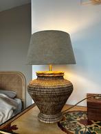 Rotan lampenvoet 2 stuks, Huis en Inrichting, Lampen | Tafellampen, Ophalen, Zo goed als nieuw, Minder dan 50 cm
