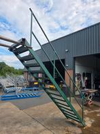 Stalen trap groen hoog2,9mtr nob097, Ophalen