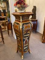 Prachtige marqueterie staander 1m35 hoog, Ophalen