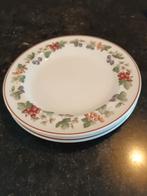 Wedgwood Provence, 3 gebaksbordjes, diameter 18 cm., Antiek en Kunst, Antiek | Servies los, Ophalen