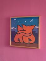 Schilderij-GRATIS AF TE HALEN, Antiek en Kunst, Kunst | Schilderijen | Modern, Ophalen of Verzenden