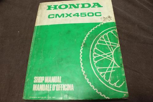 Honda CMX450 C 1987 motorcycle shop manual CMX 450, Motoren, Handleidingen en Instructieboekjes, Honda, Ophalen of Verzenden