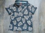 Hema polo T-shirt grijs takjes maat 80 shirt korte mouw, Kinderen en Baby's, Babykleding | Maat 80, Ophalen of Verzenden, Zo goed als nieuw