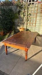 salontafel (of tuintafel) teak 90x150, Ophalen, 100 tot 150 cm, 50 tot 75 cm, Teakhout