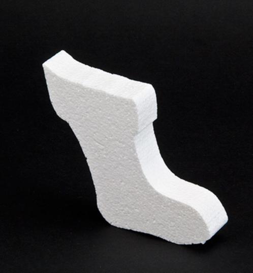 Styropor (piepschuim) Kerstsok 8 x 11,5 cm dikte 2,3 cm, Hobby en Vrije tijd, Knutselen, Nieuw, Materiaal, Ophalen of Verzenden