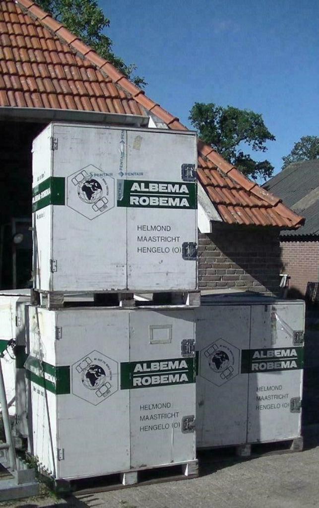 🌈 Pallet box pallet met opzetranden opslag-bak kist krat 🌈, Doe-het-zelf en Verbouw, Kratten en Dozen, Gebruikt, Ophalen