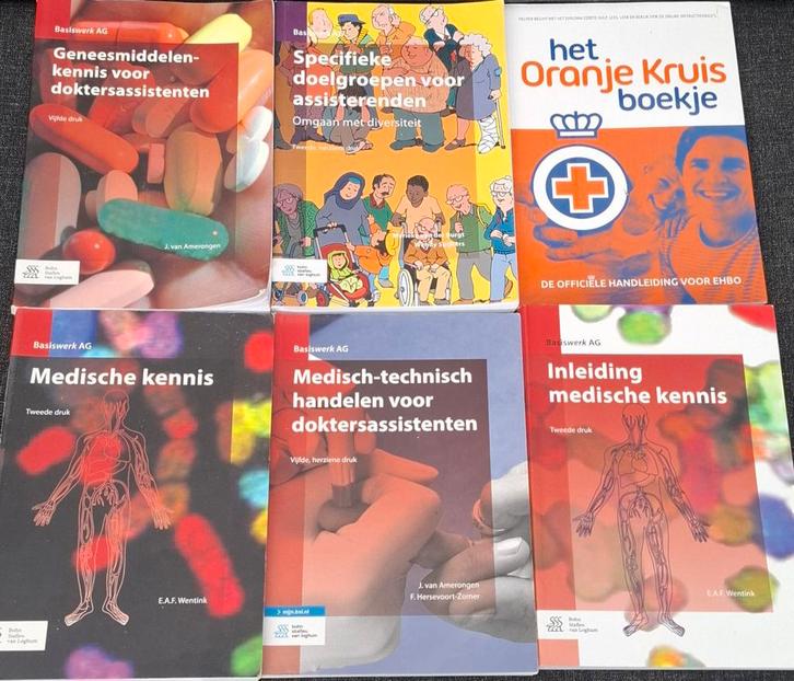 MBO Doktersassistente Leerboeken Set, Boeken, Studieboeken en Cursussen, Gelezen, MBO, Alpha, Ophalen