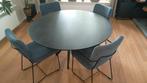 Ronde eettafel 140 cm zo goed als nieuw, Ophalen, Rond, Zo goed als nieuw, 100 tot 150 cm