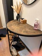 Bijzettafel visgraat richmond interiors, Huis en Inrichting, 50 tot 100 cm, Rond, Ophalen of Verzenden, Zo goed als nieuw