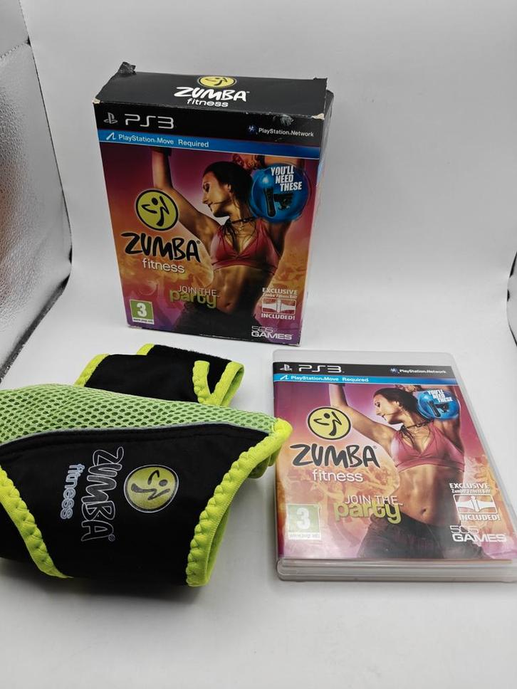 Zumba Fitness PS3 met band, Spelcomputers en Games, Games | Sony PlayStation 3, Gebruikt, Sport, 1 speler, Vanaf 3 jaar, Ophalen of Verzenden