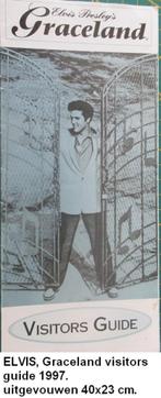 ELVIS PRESLEY, officiële GRACELAND folder / plattegrond 1997, Ophalen of Verzenden, Nieuw, Foto of Kaart