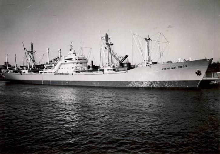 Vrachtschip Stanislaw Dubois - Polish Ocean Lines - foto, Verzamelen, Scheepvaart, Zo goed als nieuw, Kaart, Foto of Prent, Ophalen of Verzenden