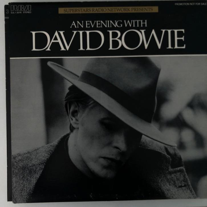 david bowie - an evening with david bowie (rca radio show), Cd's en Dvd's, Vinyl | Rock, Gebruikt, Poprock, 12 inch, Ophalen of Verzenden
