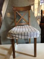 Houten stoelen/ riet stoelen/ lampen/ kruk mooie hanglamp, Huis en Inrichting, Stoelen, Ophalen, Zo goed als nieuw, Bruin, Hout/riet/landelijk/goede staat!