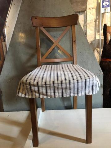 Houten stoelen/ riet stoelen/ lampen/ kruk mooie hanglamp beschikbaar voor biedingen