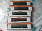 Arnold 3360, 3361 2x, 3362 en 3390,  oldtimer personentrein, Arnold, Treinset, Gelijkstroom, Ophalen of Verzenden